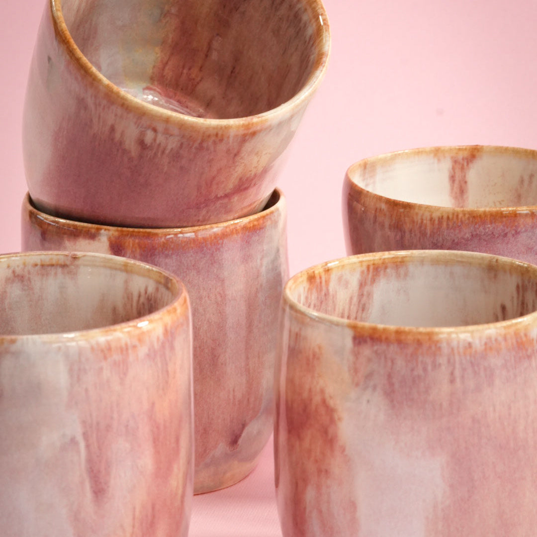 Red marble cup (Classic shape)