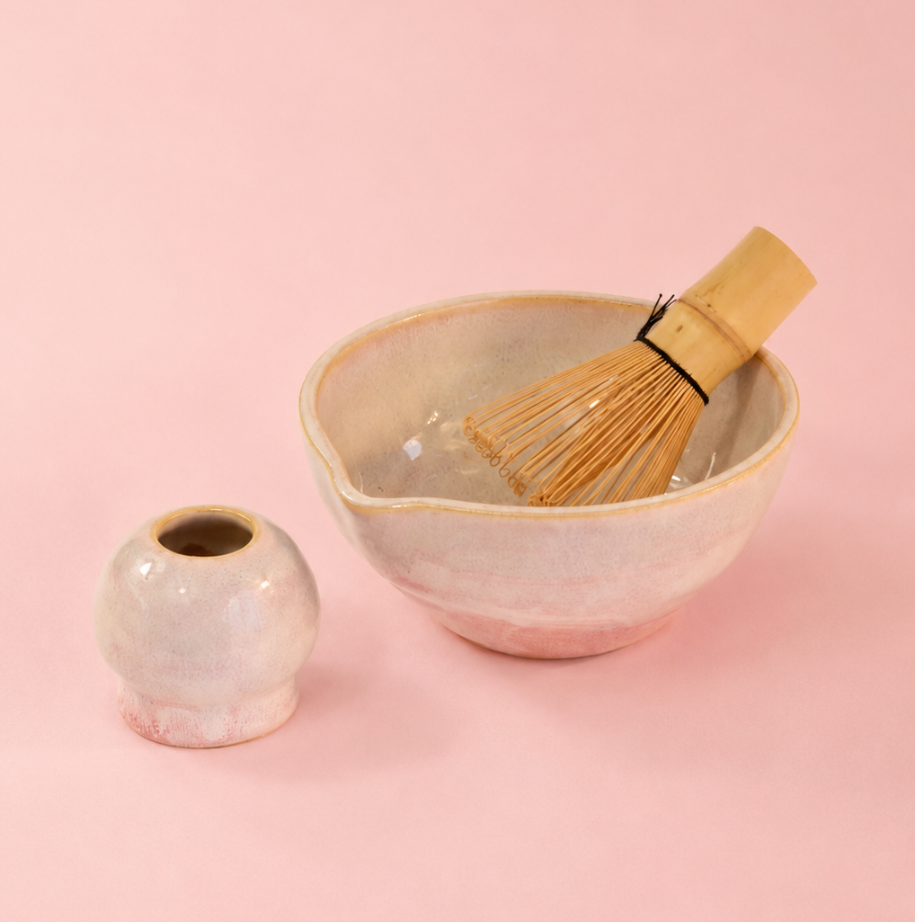 Blush Pearl Matcha Set