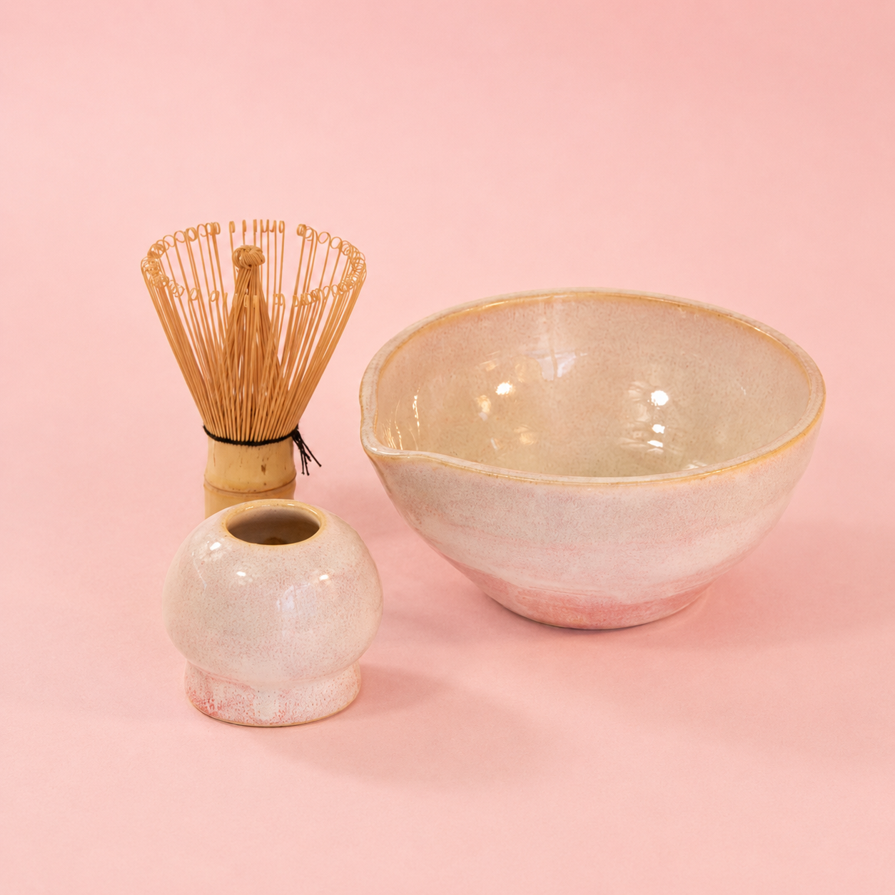 Blush Pearl Matcha Set