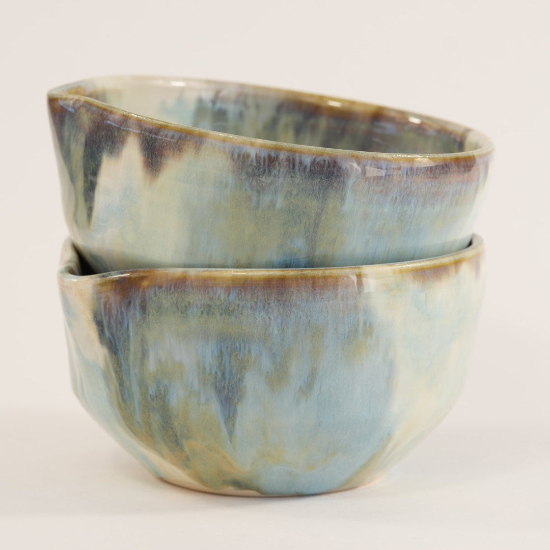 Blue marble Matcha Set