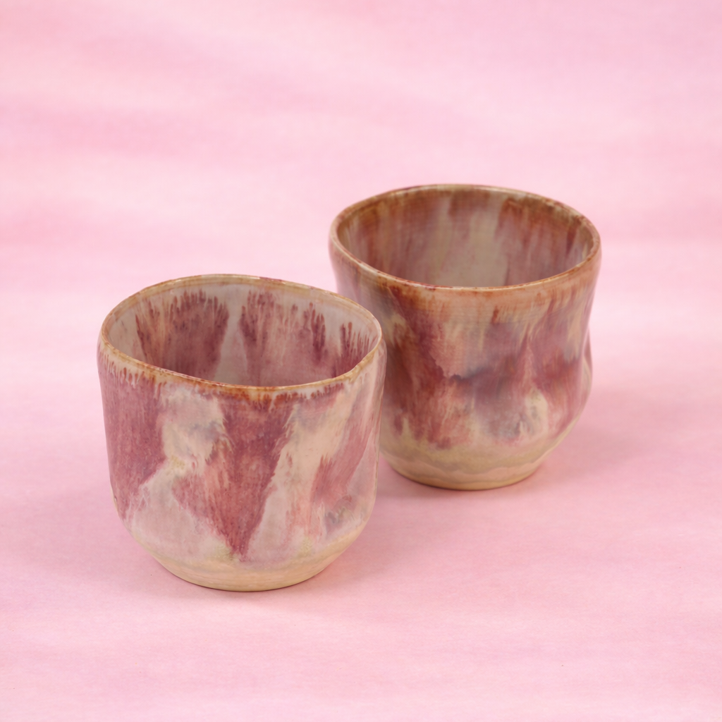Red marble cup (Thumb Grip Cup)