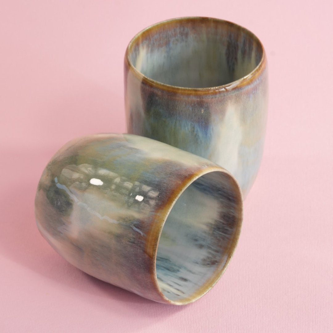 Blue marble cup (Classic shape)