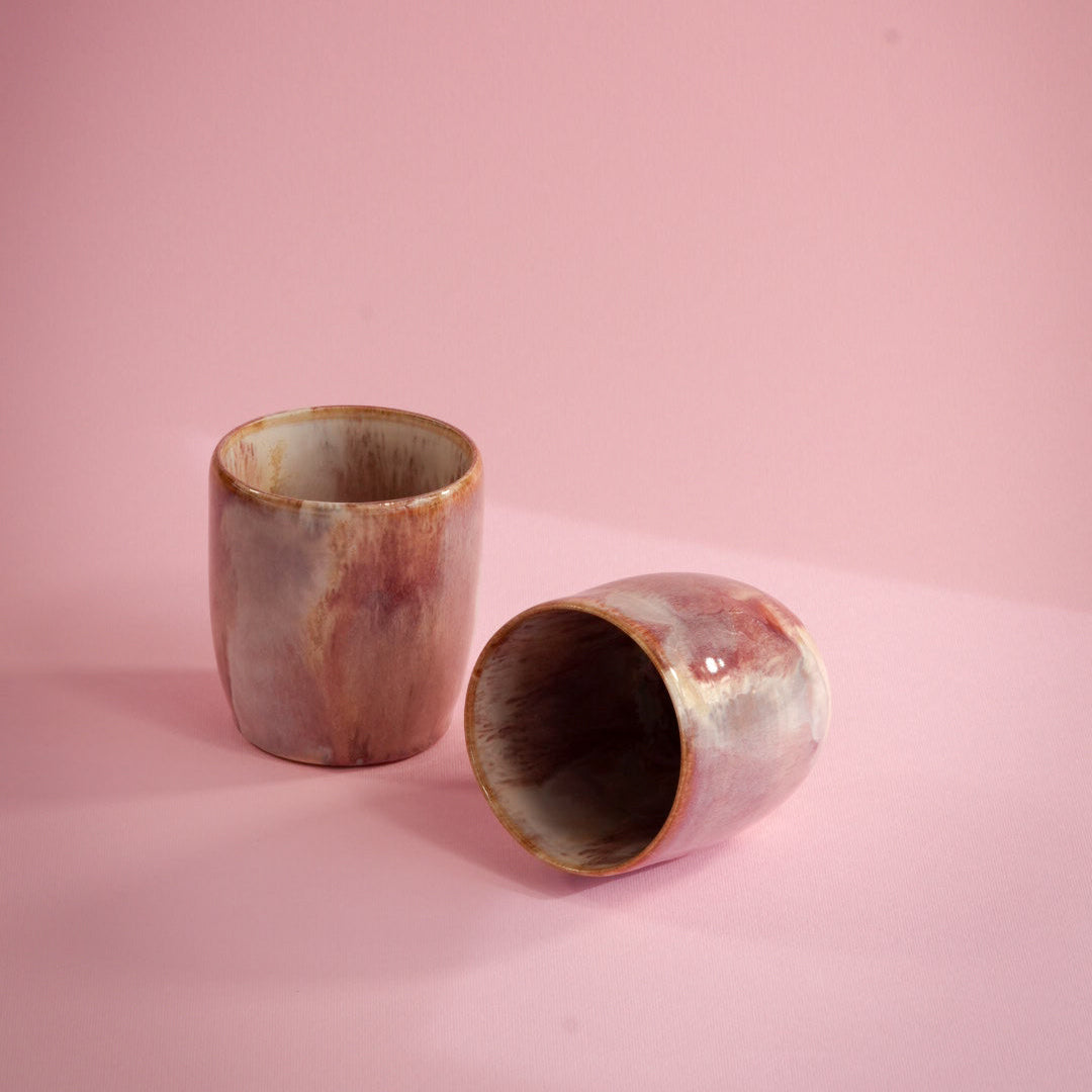 Red marble cup (Classic shape)