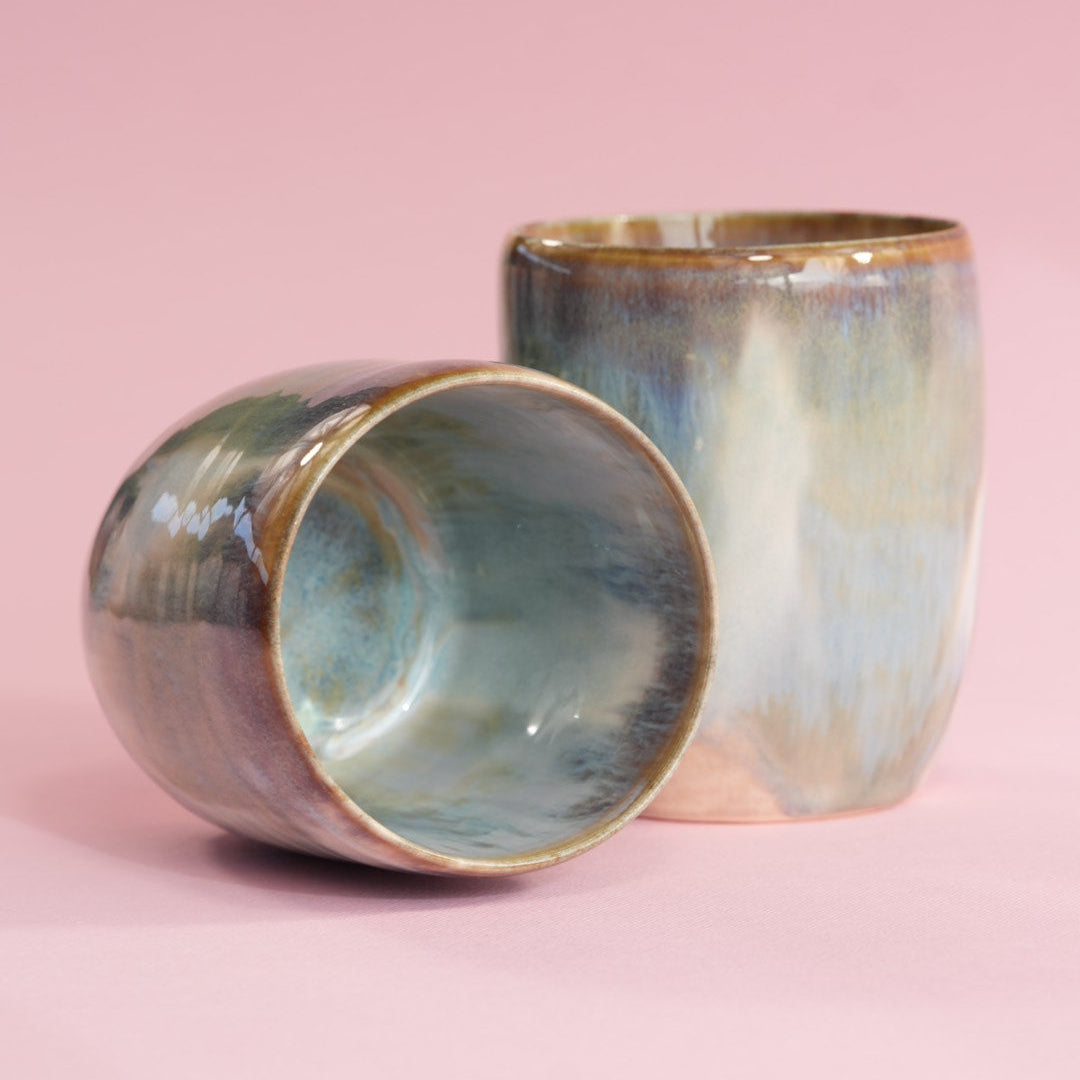 Blue marble cup (Classic shape)