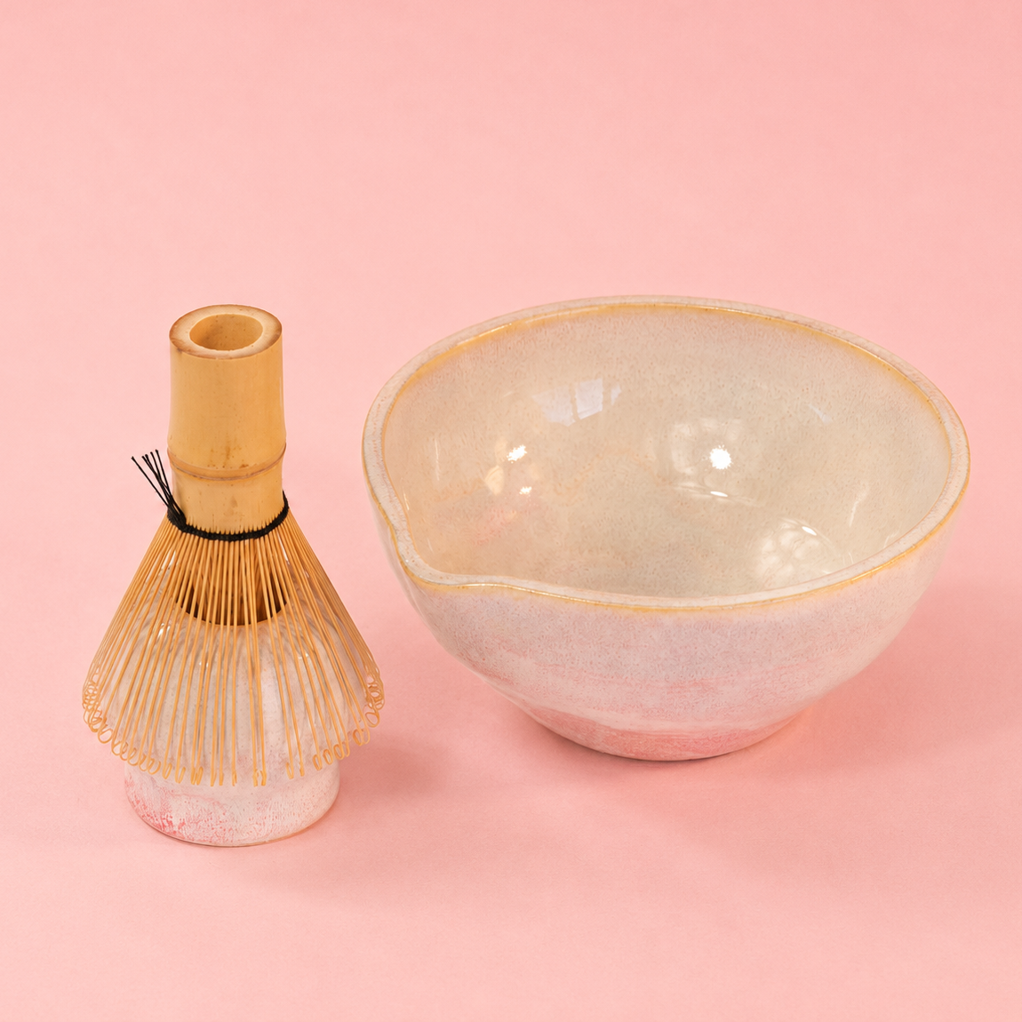 Blush Pearl Matcha Set